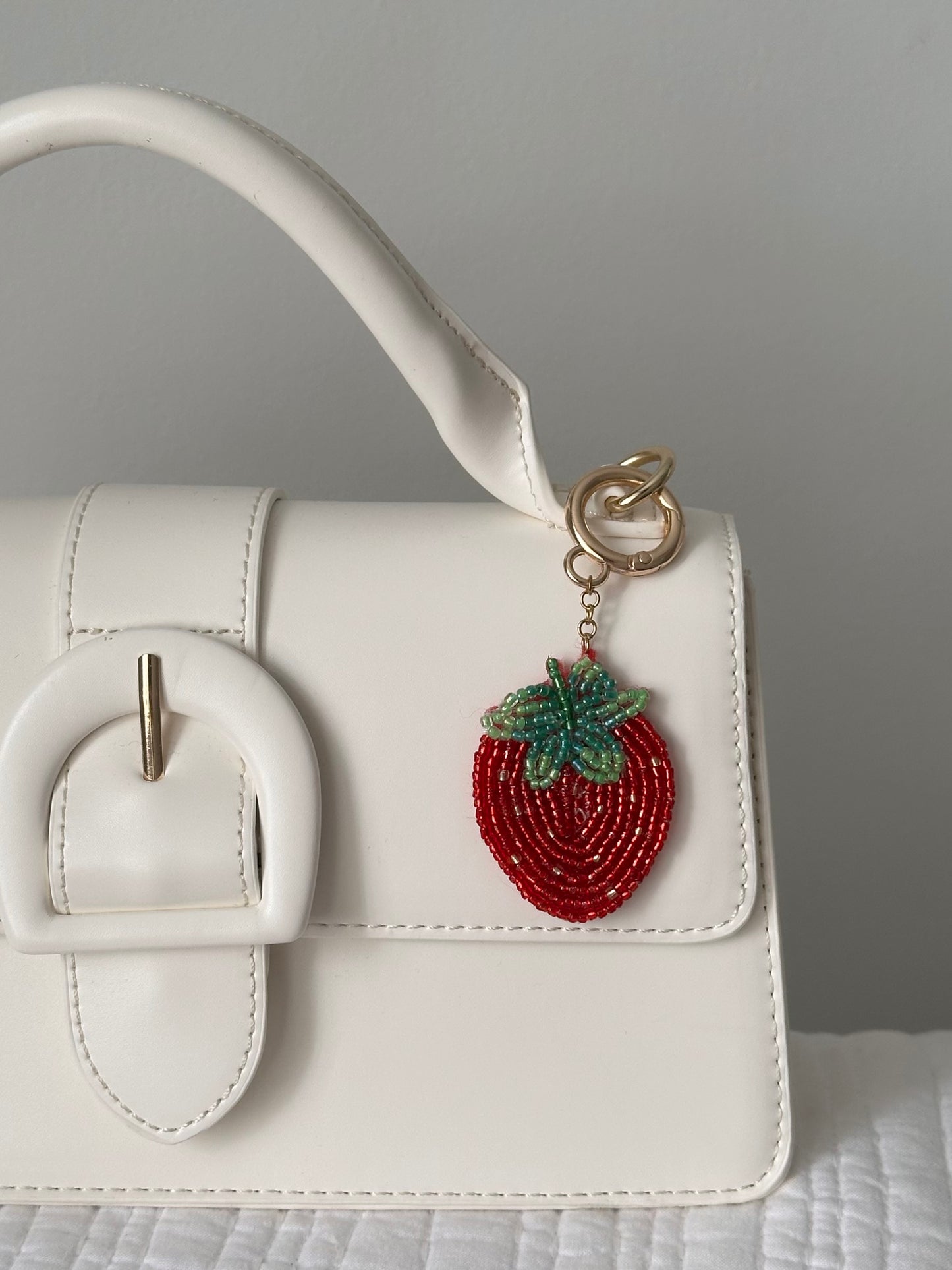 Strawberry Bag Charm