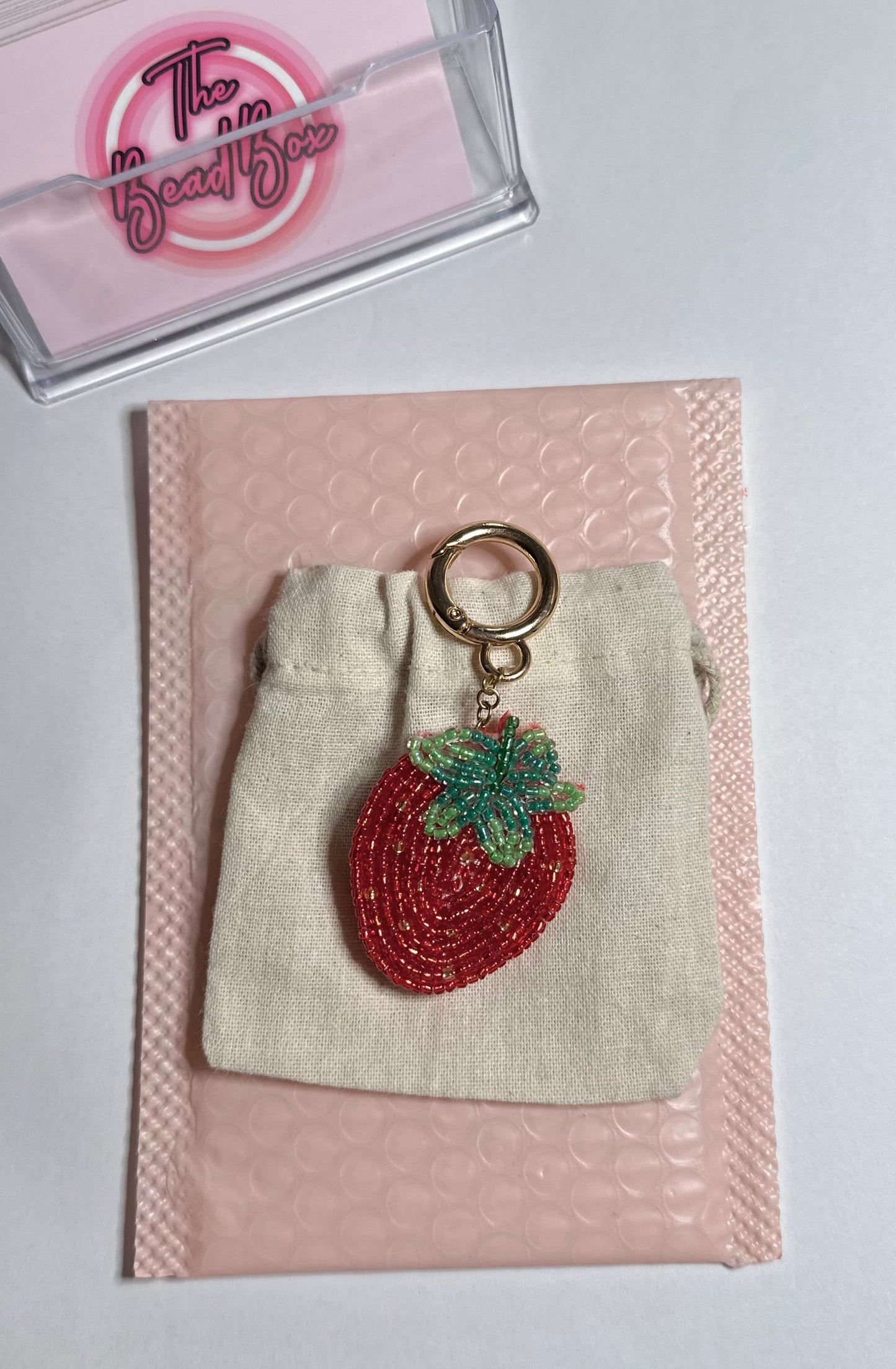 Strawberry Bag Charm