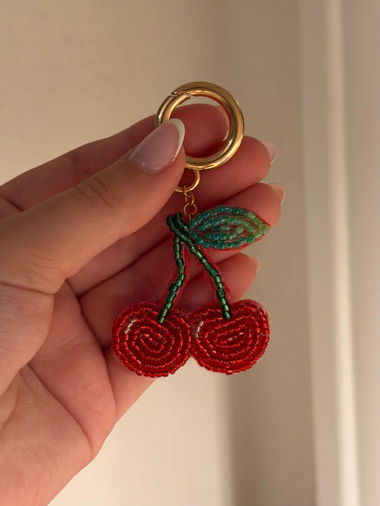 Cherry Bag Charm