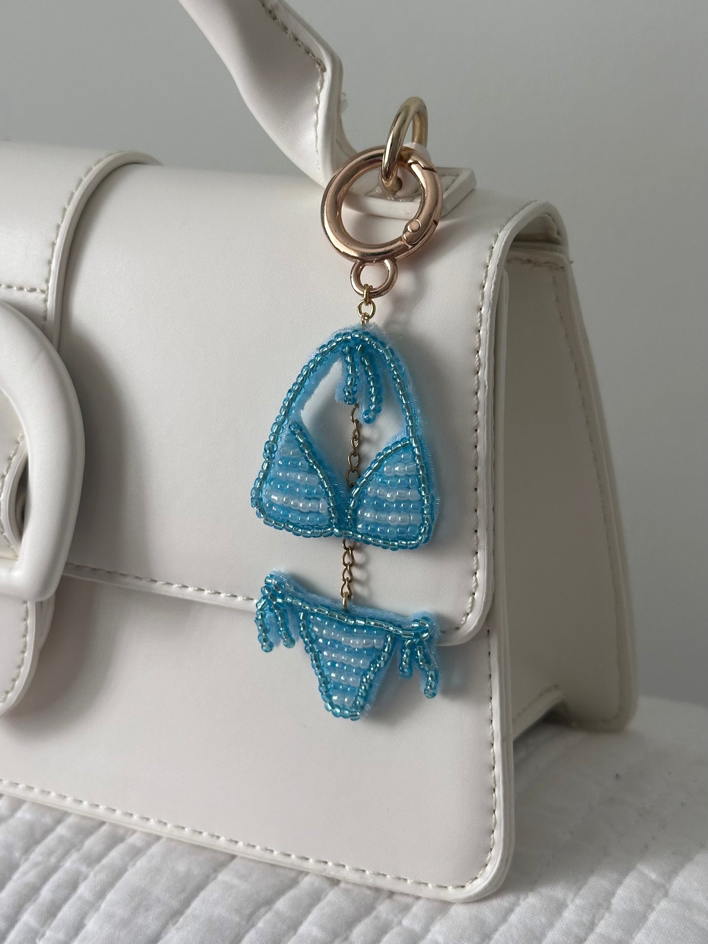 Blue Bikini Bag Charm