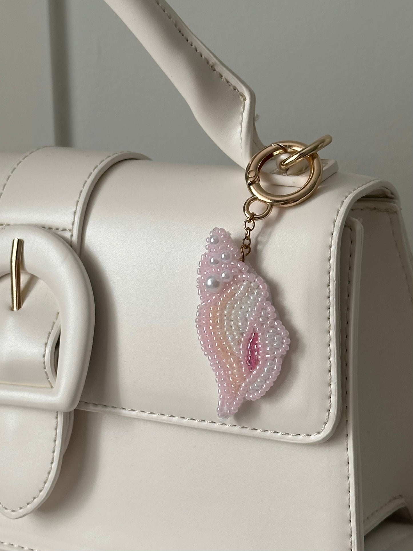 Conch Shell Bag Charm
