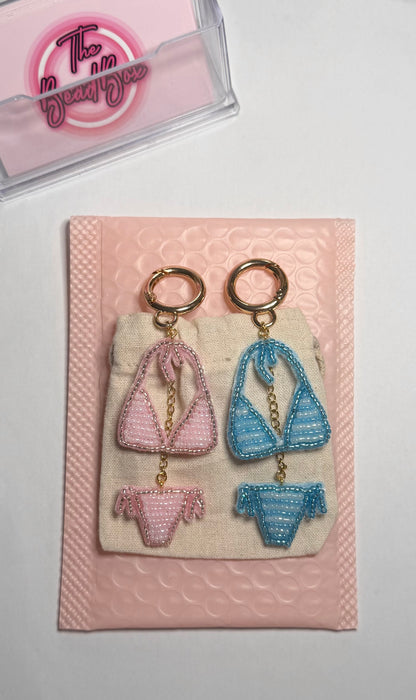 Blue Bikini Bag Charm