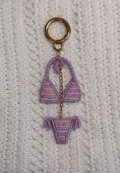Lilac Bikini Bag Charm
