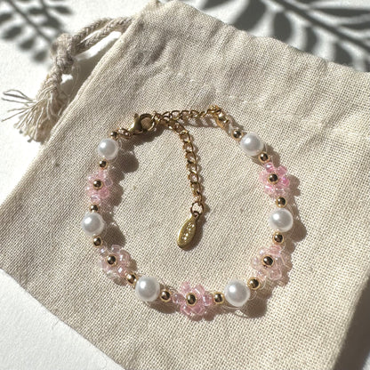 Pink Gemstone Bracelet