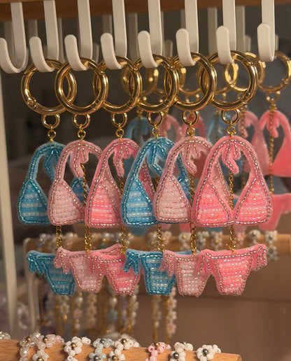 Blue Bikini Bag Charm