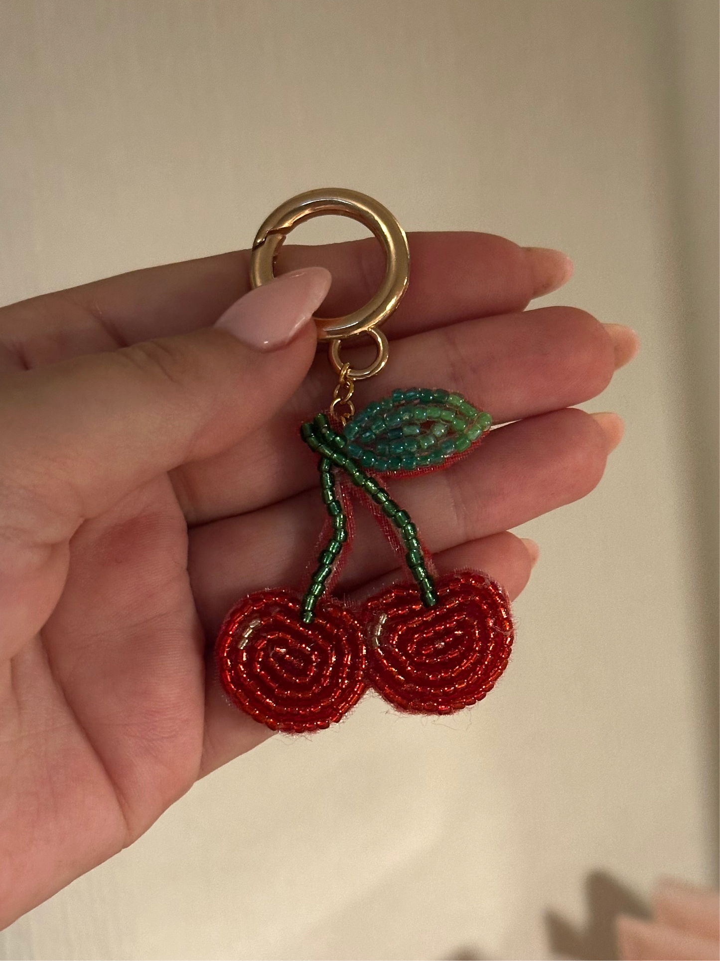 Cherry Bag Charm