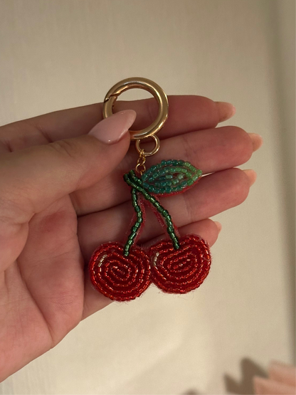 Cherry Bag Charm