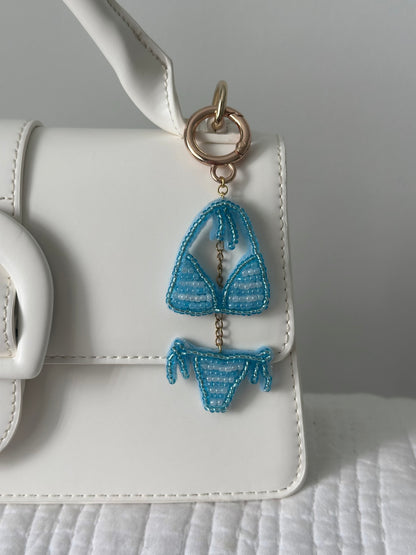 Blue Bikini Bag Charm