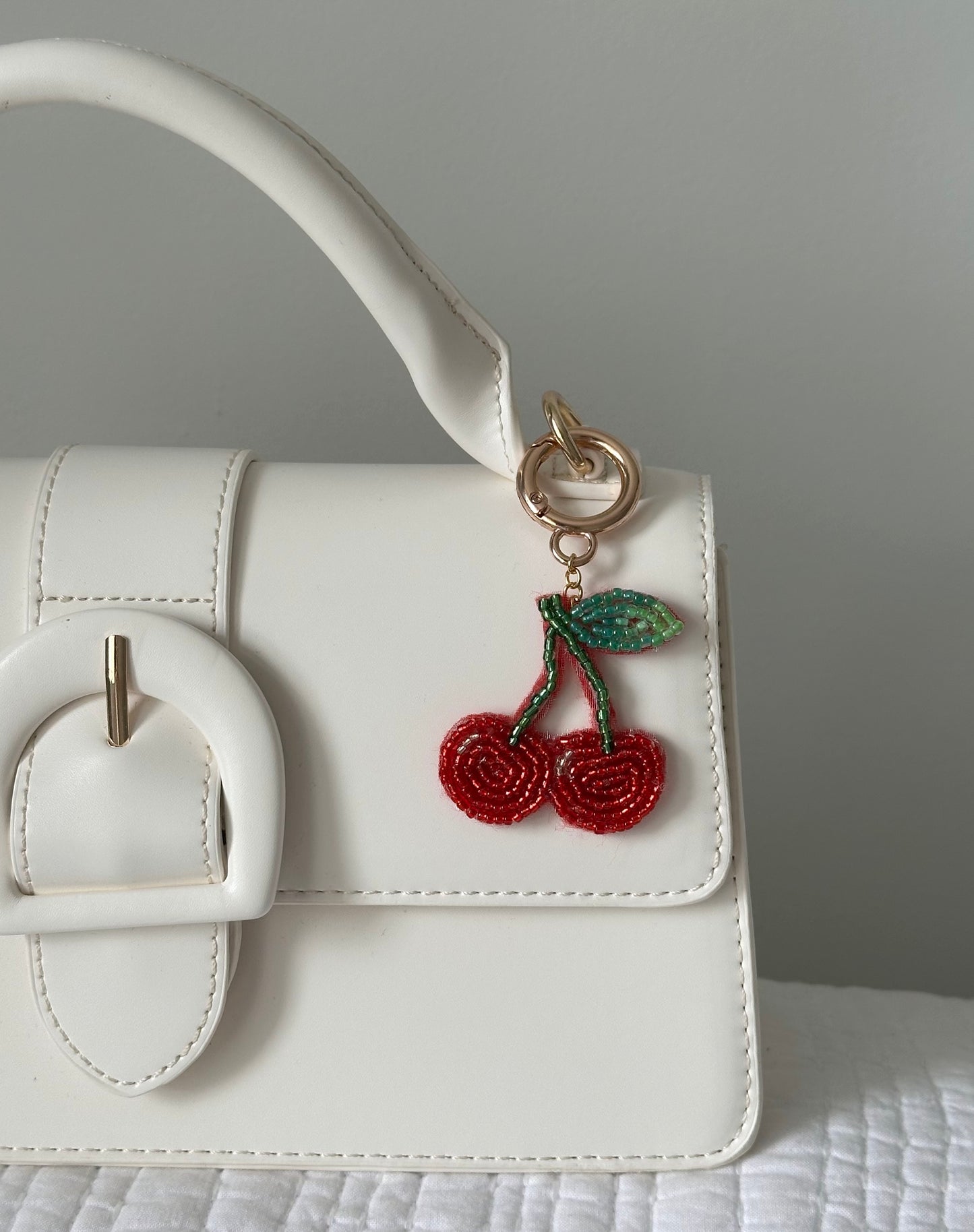 Cherry Bag Charm