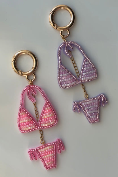 Lilac Bikini Bag Charm