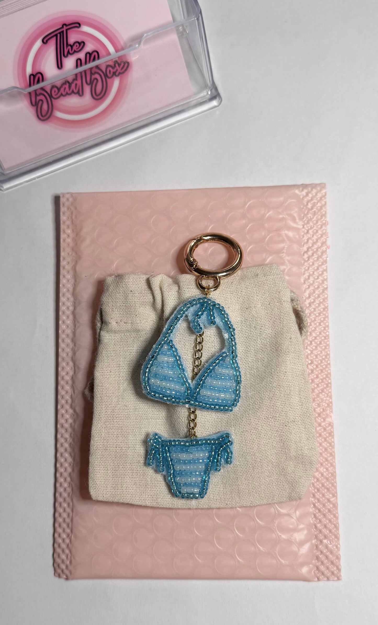 Blue Bikini Bag Charm