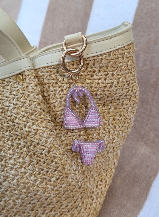 Lilac Bikini Bag Charm